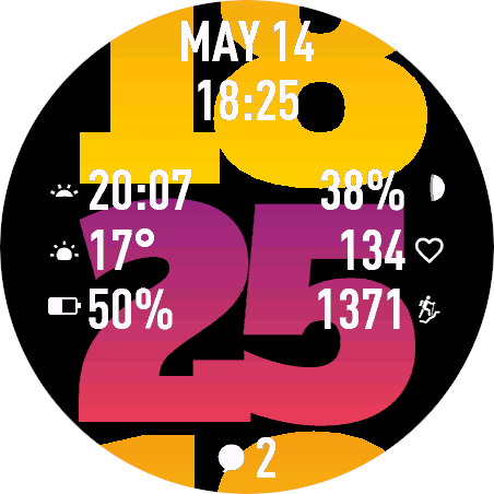 Tectonic Watch Face · Screenshot 2
