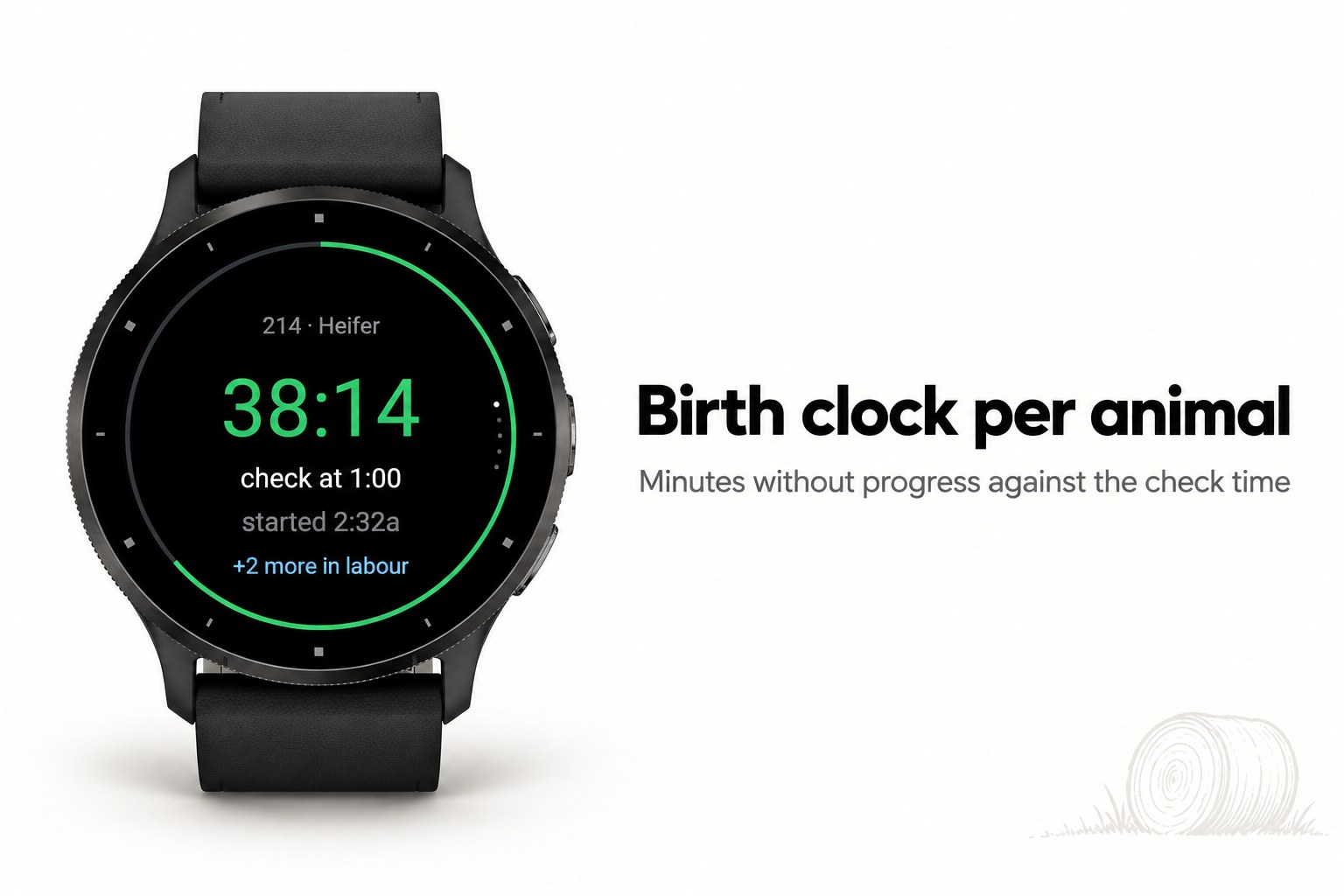 Nightcheck - Calving and lambing timer · Screenshot 0