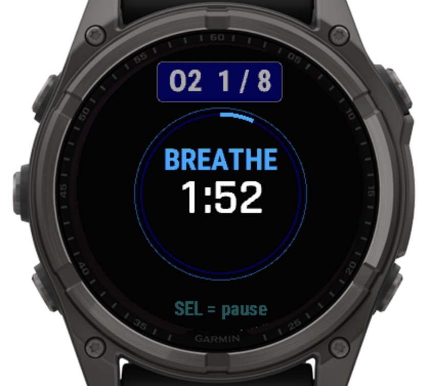 Breath Training Tool – CO2, O2, Breath & Dry Apnea · Screenshot 0