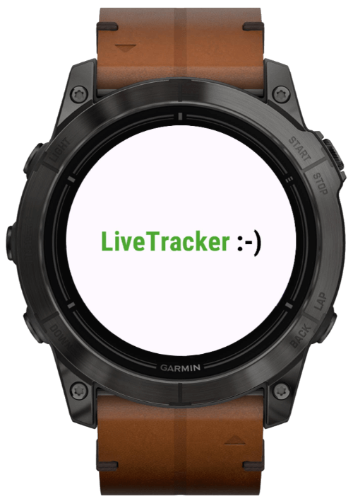 LiveTracker Datafield · Screenshot 2