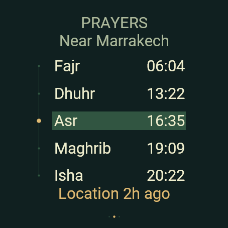 Salah Compass · Screenshot 1