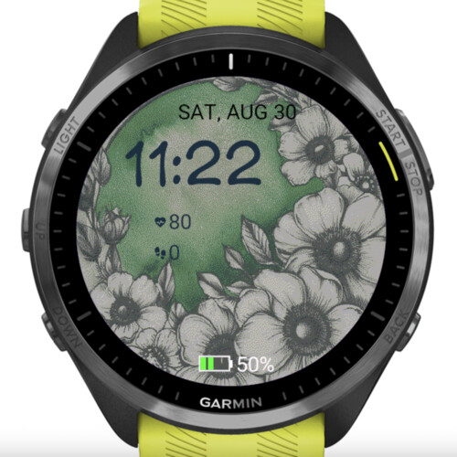 Emerald Garden Flower – Watercolor · Screenshot 1