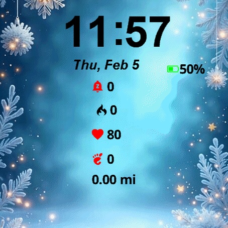 Christmas Background Snowflakes Stars · Screenshot 2