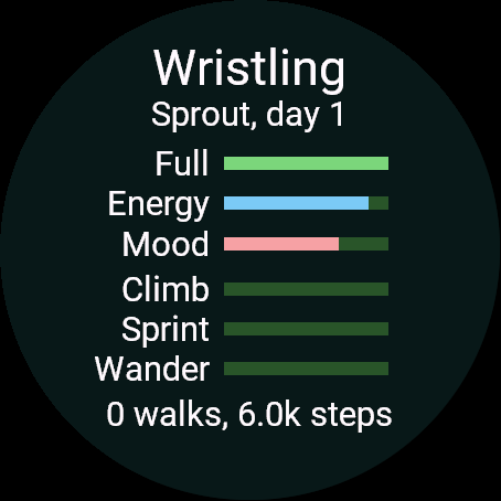 Wristling: Pixel Pet · Screenshot 2