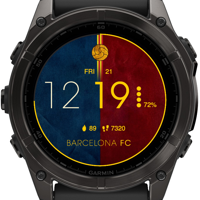 Barcelona Football Soccer Digital Watch Face · Screenshot 4