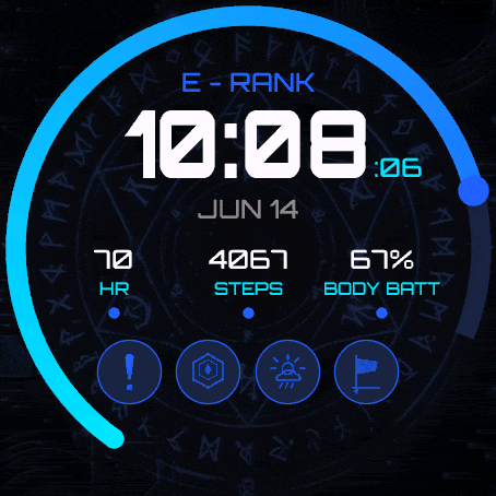 Solo Leveling Watch Face · Screenshot 4