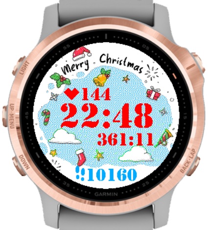 Xmas Countdown Clouds · Screenshot 0
