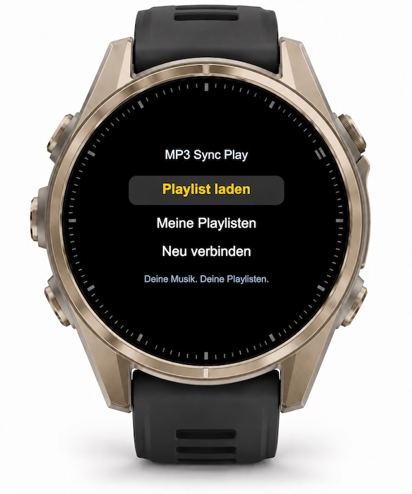 MP3 Sync Play – 您自己的 MP3 音乐，直接传到手表上 · Screenshot 0