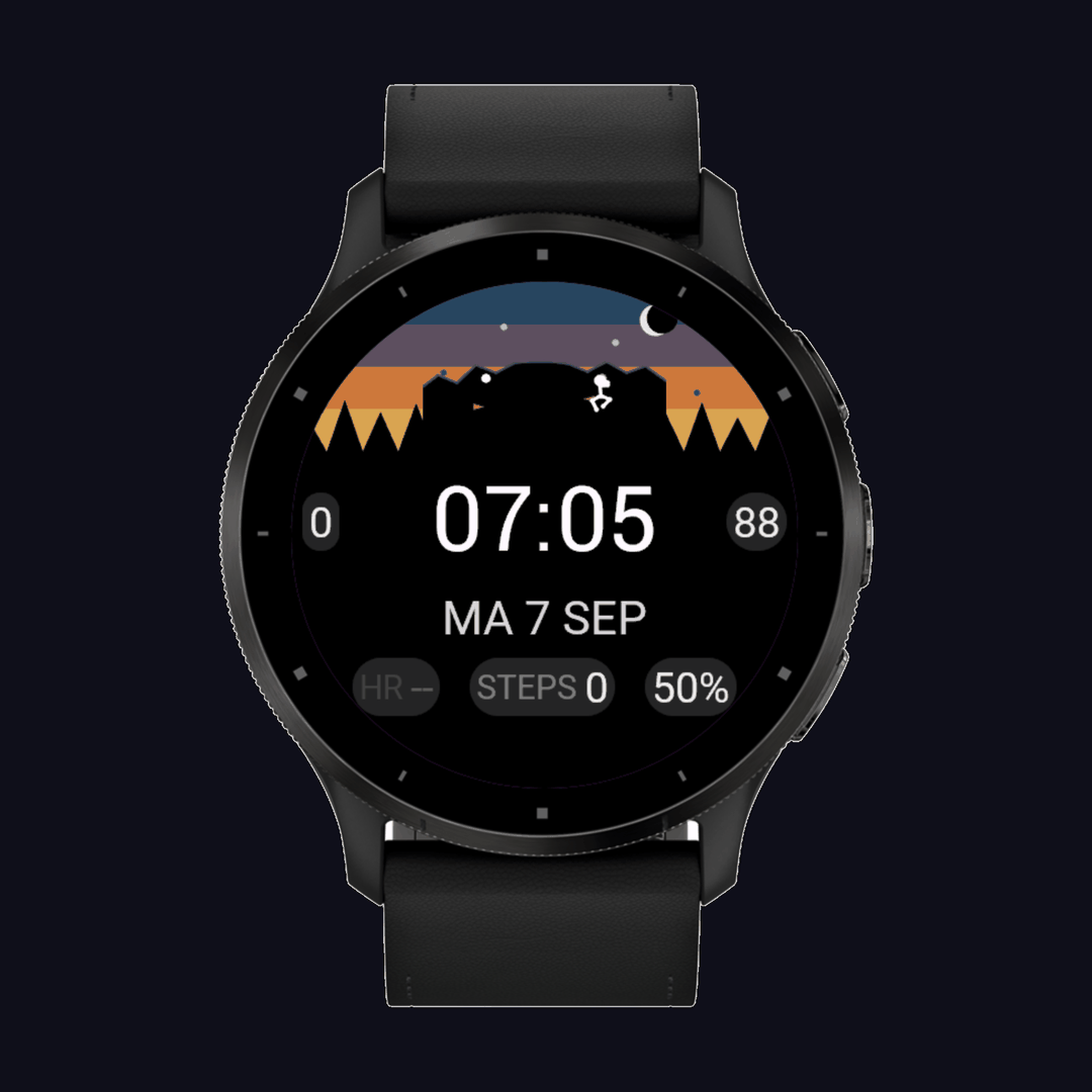 Boulder Top-Out - Animated Climbing Watch Face · Screenshot 2