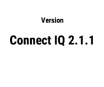 Connect IQ version · Screenshot 0