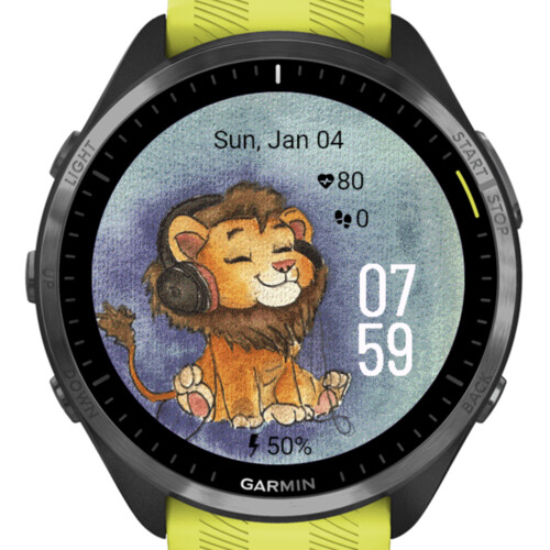 Watercolor Music Lion · Screenshot 1