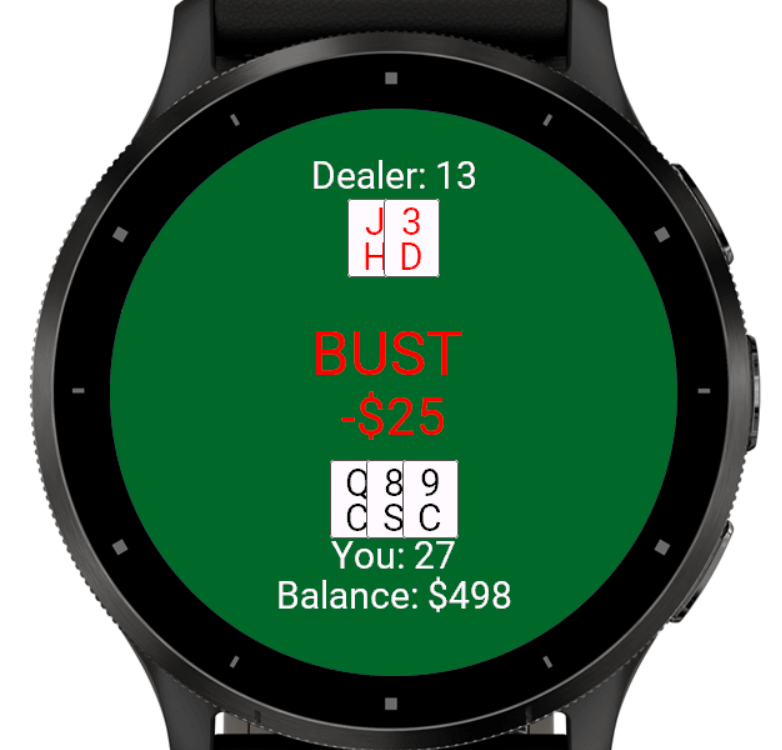 Black Jack Simulator · Screenshot 3