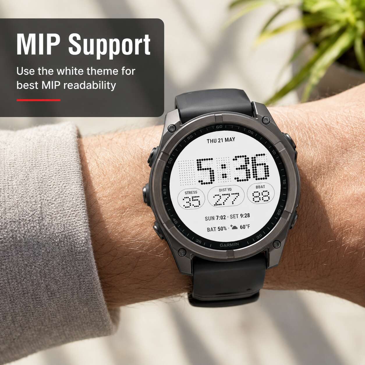 Nothing Style — Minimal Digital Watch Face Trial · Screenshot 1