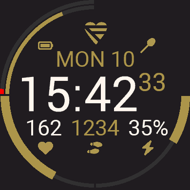 Pacing Watch Face · Screenshot 0