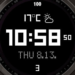 BASALT - Retro LCD Field Watch · Screenshot 2