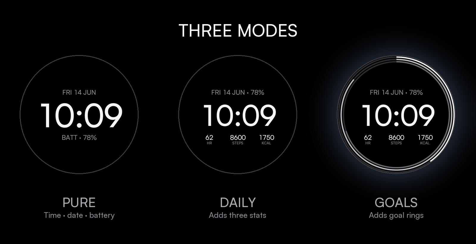 Tessera – Minimal Watch Face · Screenshot 2