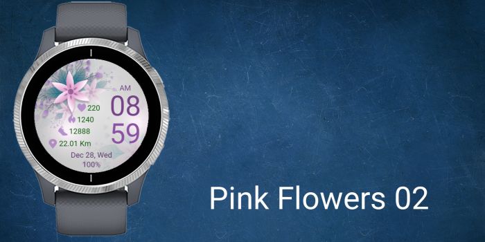 Pink Flowers 02 · Tangkapan skrin 0