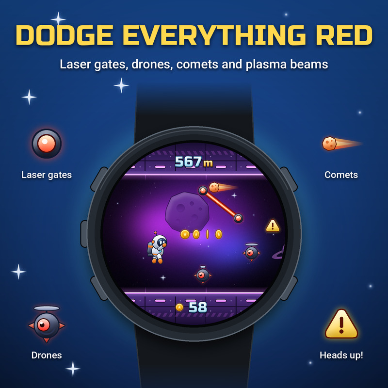 Astro Jetpack – One-Button Space Arcade Game · Screenshot 2