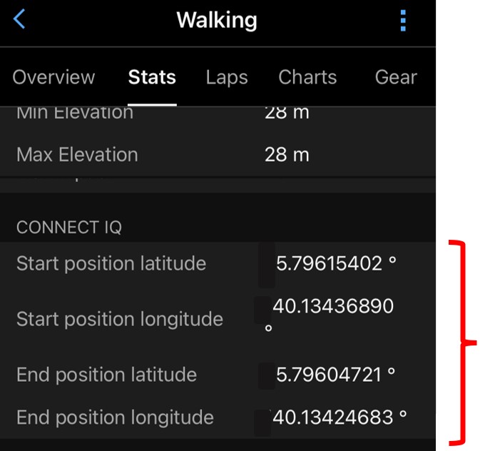Save GPS Co-ordinates · Screenshot 2