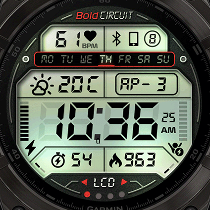 Fenix 8 PRO - BOLD CIRCUIT · Screenshot 1