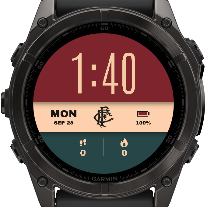 Fluminense Football Soccer Colors Watch Face · Screenshot 1