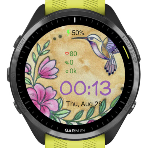 Hummingbird Harmony – Floral Watercolor · Screenshot 0