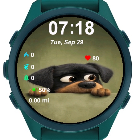 Black Brown Dog Big Eyes Peeking · Screenshot 2
