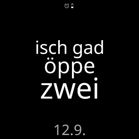 Ungefähr – Ostschweizer Dialekt · Screenshot 1