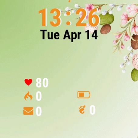 Green Flowers Leaves 3