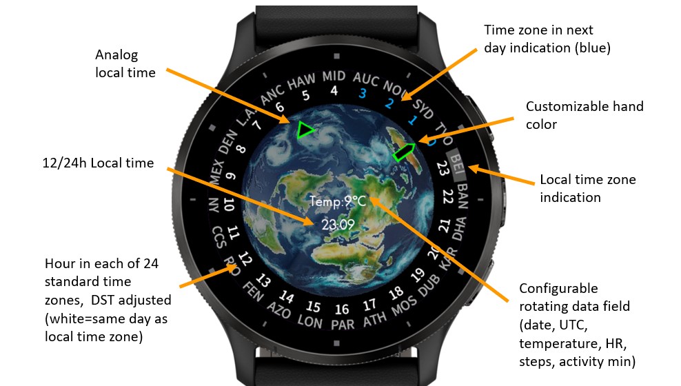 Blue Marble Worldtimer · Screenshot 0
