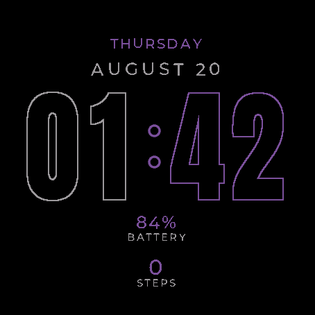 Purple Pulse: Data-Rich Digital · Screenshot 2