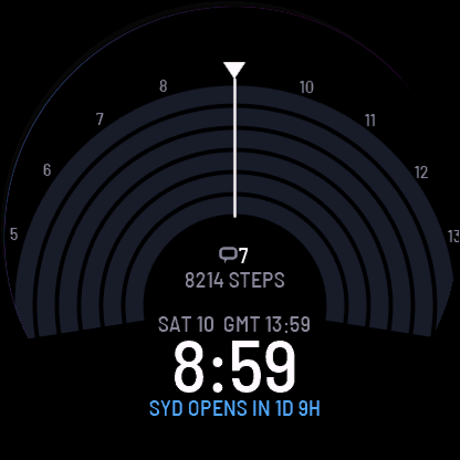 Market Sessions Watch Face - Forex Timeline · Screenshot 4