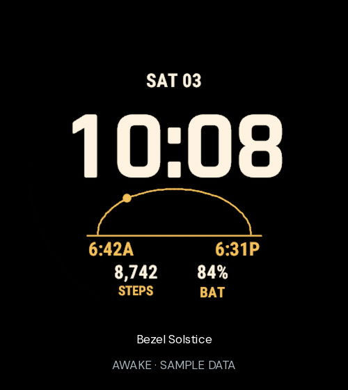 Bezel Solstice · Screenshot 0