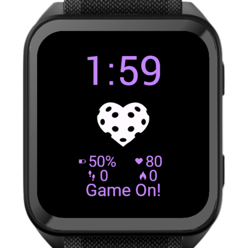 Pickleball Watch Face – Heart Custom Sport Stats · Screenshot 4
