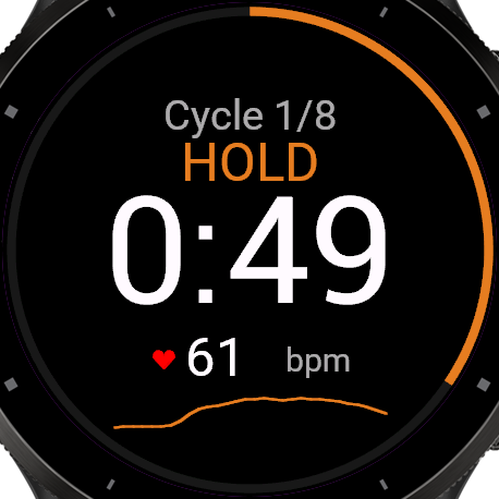 Apnoe Trainer · Screenshot 1