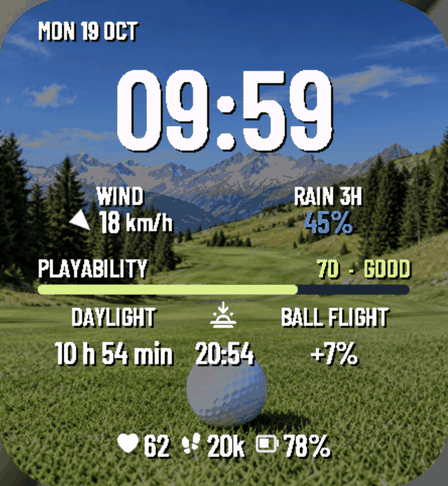 Golf Caddie Alpine · Screenshot 2