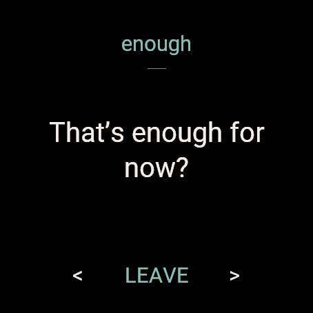 Enough · Screenshot 4