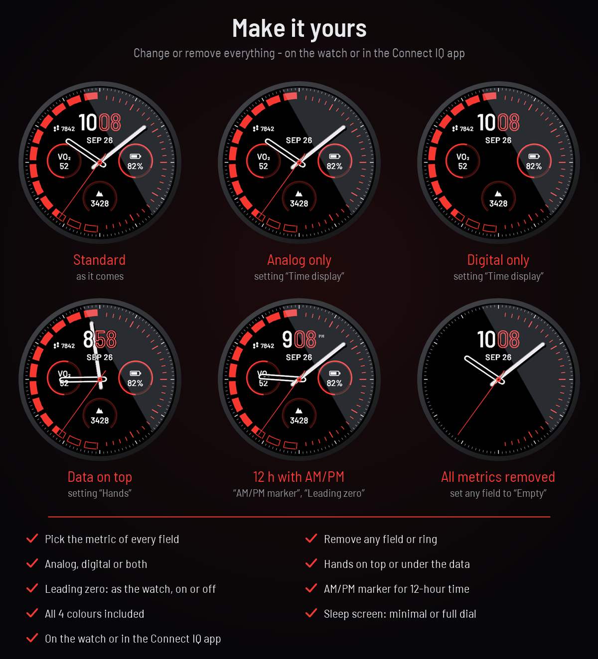 Apex - Outdoor Performance Watch Face · Képernyőkép 2
