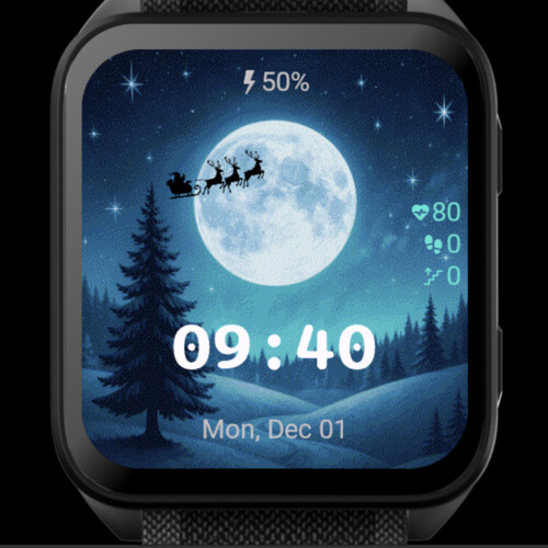 Moonlit Christmas Ride · Screenshot 1