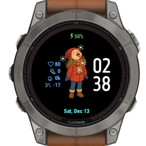 Cute winter girl · Screenshot 1