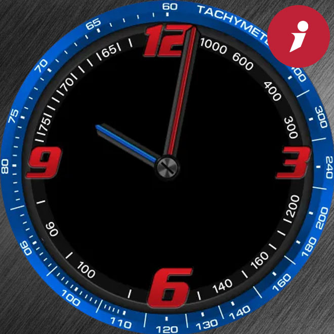 iFacer - TachyMeter 01 · Screenshot 3