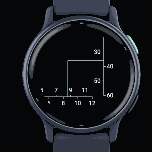 just lines and a few numbers dial · Screenshot 0
