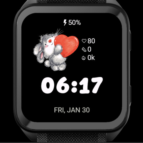 Bunny with Heart 3