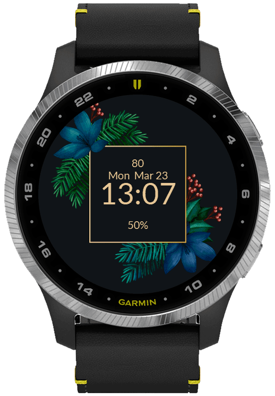Golden Frame With Flowers · Screenshot 2