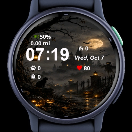 Halloween Night Scene Castle · Screenshot 2