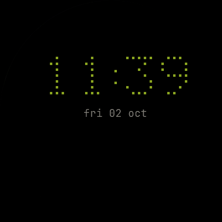 VarTerm: Terminal Watch Face · Screenshot 1