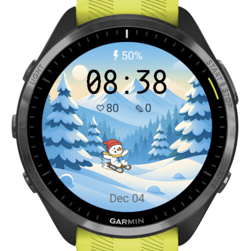 Snowy Hills Sledding – Animated Snowman · Screenshot 1