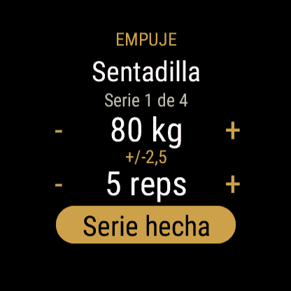 RFP+: your workout on your wrist · Screenshot 0