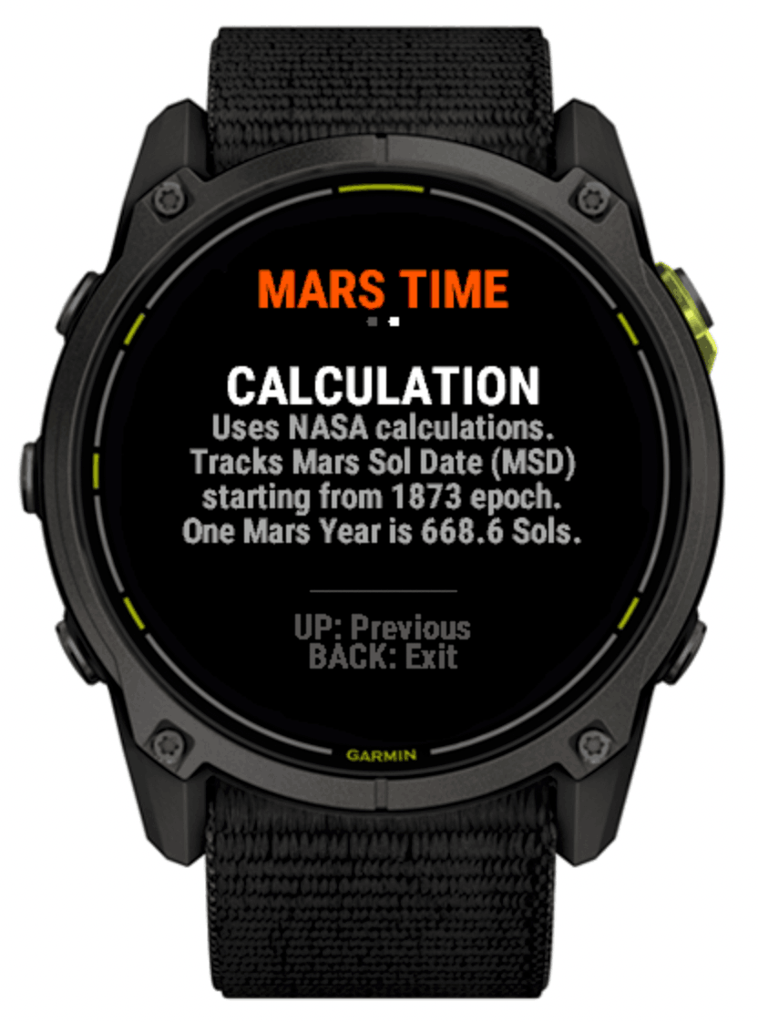 NASA Martian Time · Screenshot 3