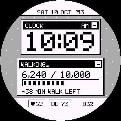 Pixel Desktop Watch Face - Retro Computer · Screenshot 3